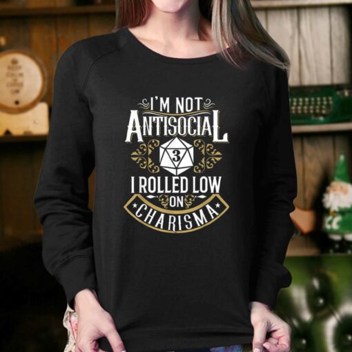 Im not antisocial funny antisocial t-shirt