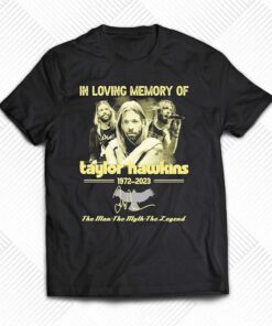 In Loving Memory Of Taylor Hawkins 1972-2023 The Man-the Myth-the Legend Signature Shirt