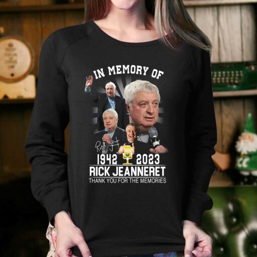 In Memory Of 1942 – 2023 Rick Jeanneret Thank You For The Memories T-shirt