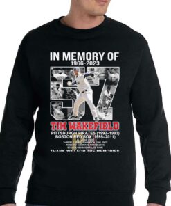 In Memory Of 1966 2023 Tim Wakefield Thank You For The Memories T shirt 4