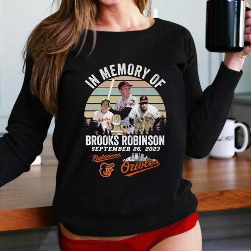 In Memory Of Brooks Robinson Baltimore Orioles T Shirt