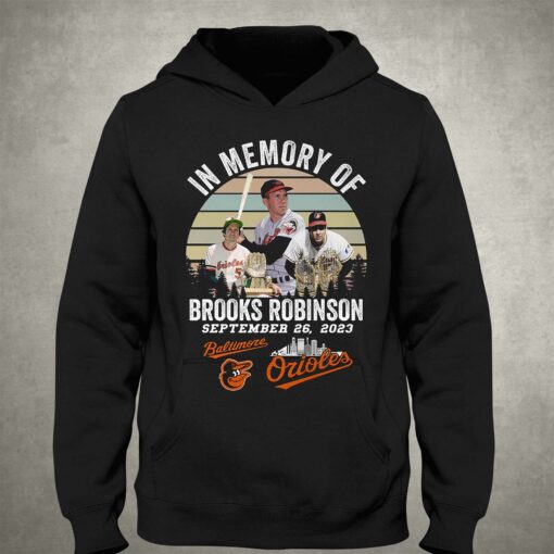 In Memory Of Brooks Robinson Baltimore Orioles T Shirt