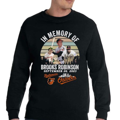 In Memory Of Brooks Robinson Baltimore Orioles T Shirt