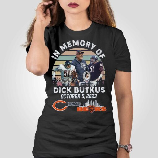 In Memory Of Dick Butkus October 5 2023 Chicago Bears T-shirt