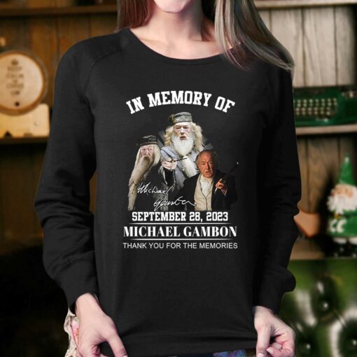 In Memory Of Michael Gambon September 28 2023 Memories T Shirt