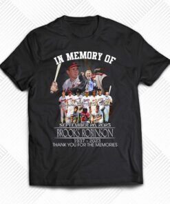 In Memory Of September 26 2023 Brooks Robinson 1937-2023 Thank You For The Memories T-shirt In Memory Of September 26 2023 Brooks Robinson 1937-2023 Thank You For The Memories T-shirt