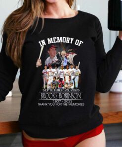 In Memory Of September 26 2023 Brooks Robinson 1937-2023 Thank You For The Memories T-shirt