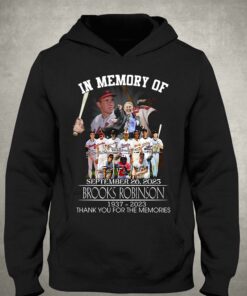 In Memory Of September 26 2023 Brooks Robinson 1937-2023 Thank You For The Memories T-shirt 2 In Memory Of September 26 2023 Brooks Robinson 1937 2023 Thank You For The Memories T shirt 3
