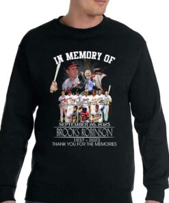 In Memory Of September 26 2023 Brooks Robinson 1937-2023 Thank You For The Memories T-shirt 3 In Memory Of September 26 2023 Brooks Robinson 1937 2023 Thank You For The Memories T shirt 4