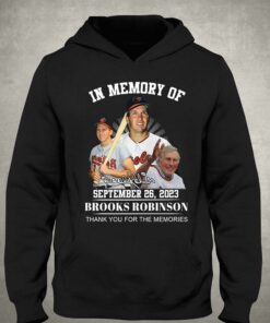 In Memory Of September 26 2023 Limited Edition 2023 Brooks Robinson T-shirt 2 In Memory Of September 26 2023 Limited Edition 2023 Brooks Robinson T shirt 3