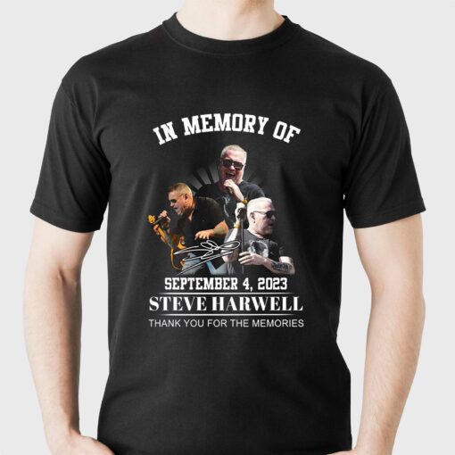 In Memory Of September 4 2023 Steve Harwell Thank You For The Memories T-shirt