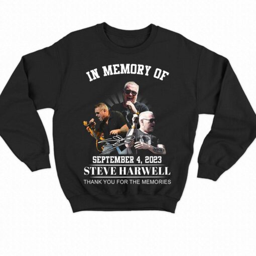 In Memory Of September 4 2023 Steve Harwell Thank You For The Memories T-shirt