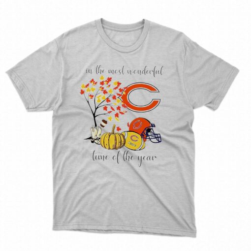 In The Most Wonderful Time Of The Year Chicago Bears Thanksgiving Shirt