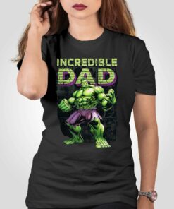 Incredible Dad Marvel The Incredible Hulk Fathers Day T-shirt