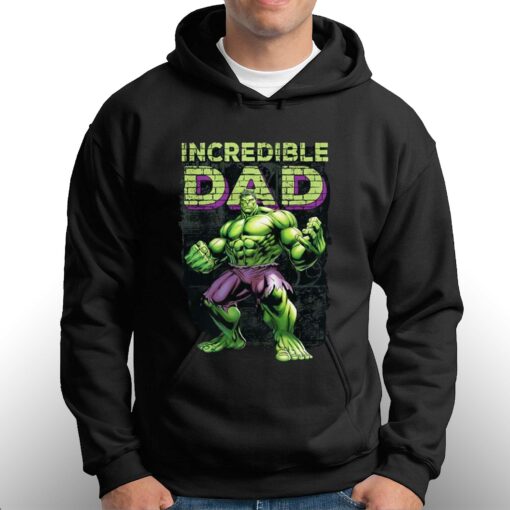 Incredible Dad Marvel The Incredible Hulk Fathers Day T-shirt