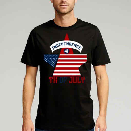 Independence America Star Day 4th July T-shirt