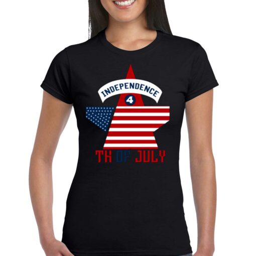 Independence America Star Day 4th July T-shirt