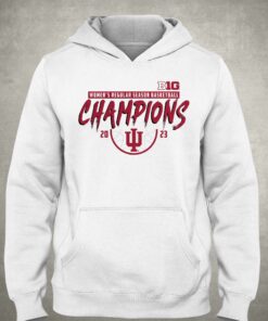 Indiana Hoosiers Fanatics Branded 2023 Big Ten Women's Basketball Regular Season Champions T-shirt 2 Indiana Hoosiers Fanatics Branded 2023 Big Ten Womens Basketball Regular Season Champions T shirt 3