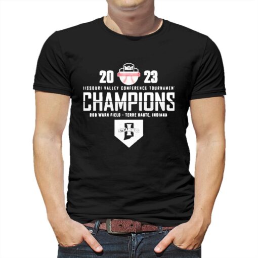 Indiana State Baseball Next Level Unisex 2023 Mvc Tournament Champions Shirt