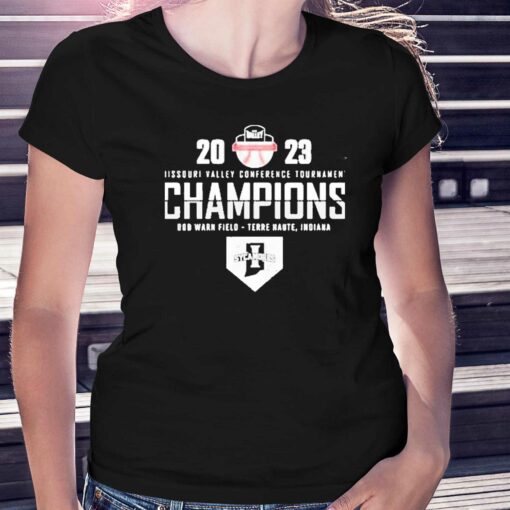 Indiana State Baseball Next Level Unisex 2023 Mvc Tournament Champions Shirt