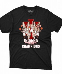 Indiana Womens Basketball 2022-2023 Big Ten Champions Caricature Shirt Indiana Womens Basketball 2022-2023 Big Ten Champions Caricature Shirt
