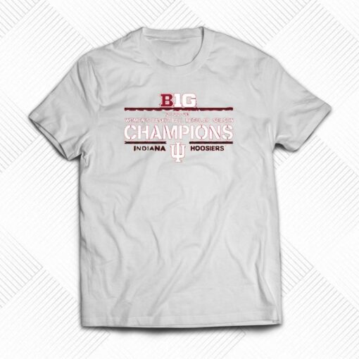 Indiana Womens Basketball 2023 Big Regular Season Champions T-shirt