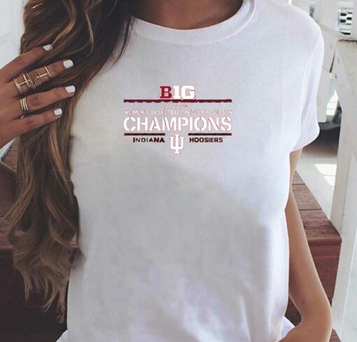 Indiana Womens Basketball 2023 Big Regular Season Champions T-shirt