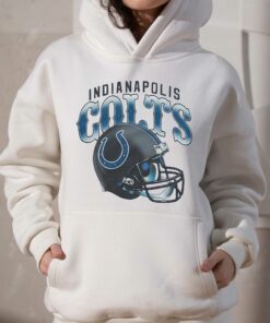 Indianapolis Colts Gradient Helmet Shirt 3
