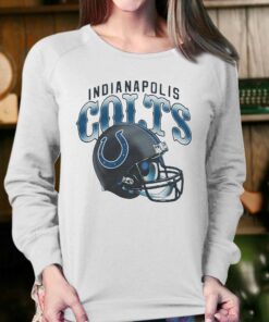 Indianapolis Colts Gradient Helmet Shirt 4