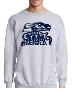 Indigenous Peoples Day Muckleshoot Indian Tribe Coast Salish Inspired Seahawks Logo Shirt 4