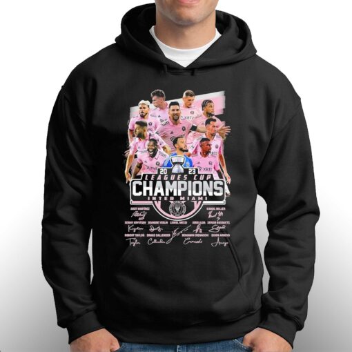 Inter Miami Cf Team 2023 Leagues Cup Champions Shirt
