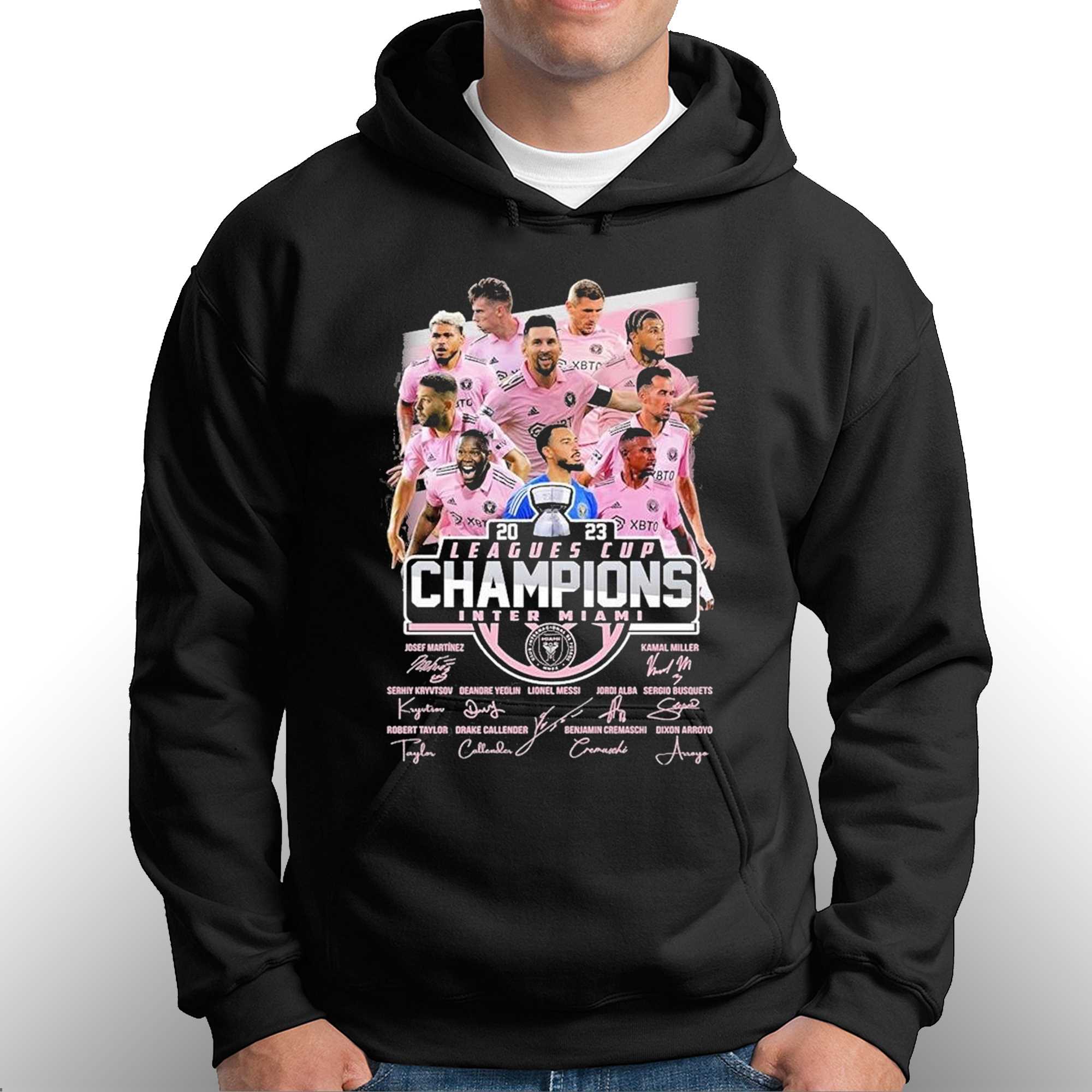 Inter Miami Cf Team 2023 Leagues Cup Champions Shirt Inter Miami Cf Team 2023 Leagues Cup Champions Shirt