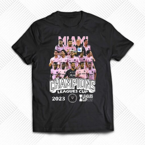 Inter Miami Champions Leagues Cup 2023 T-shirt