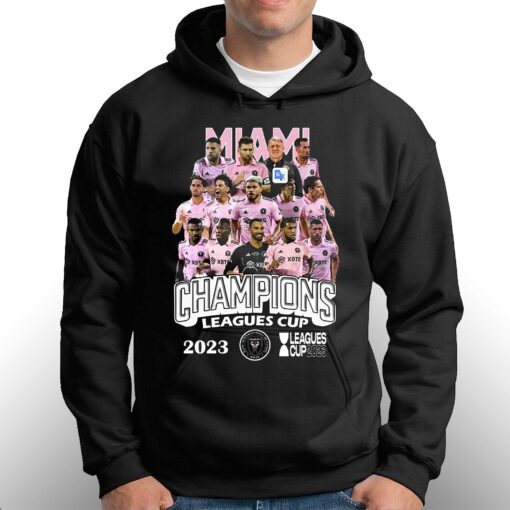 Inter Miami Champions Leagues Cup 2023 T-shirt