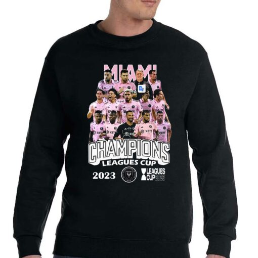 Inter Miami Champions Leagues Cup 2023 T-shirt