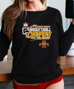 Iowa State Cyclones 2023 Big 12 Women’s Basketball Conference Tournament Champions Locker Room T-shirt