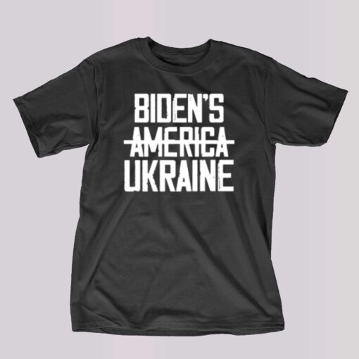 Irish Peach Designs Merch Biden’s America Ukraine T-shirt