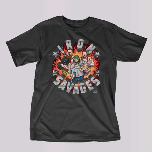 Iron Savages Pumping Iron T-shirt