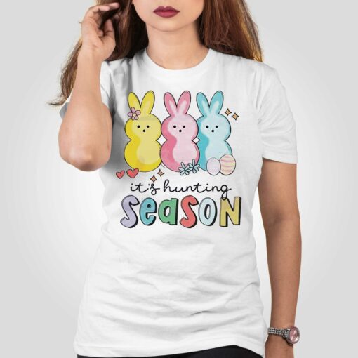 Its Hunting Season Cute Easter Bunny Shirt