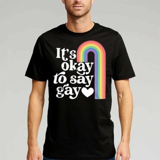 It’s Okay To Say Gay T-shirt