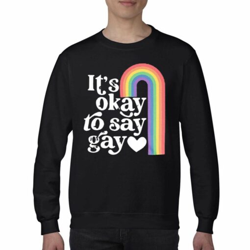 It’s Okay To Say Gay T-shirt