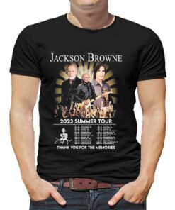 Jackson Browne 2023 Summer Tour Thank You For The Memories Signatures Shirt Jackson Browne 2023 Summer Tour Thank You For The Memories Signatures Shirt