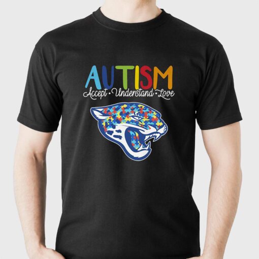 Jacksonville Jaguars Nfl Autism Awareness Accept Understand Love Shirt