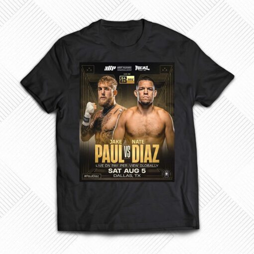 Jake Paul Vs Nate Diaz Shirt