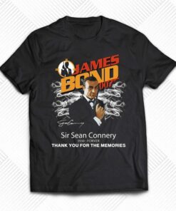 James Bond 007 Sir Sean Connery 1930 – Forever Thank You For The Memories T-shirt James Bond 007 Sir Sean Connery 1930 – Forever Thank You For The Memories T-shirt