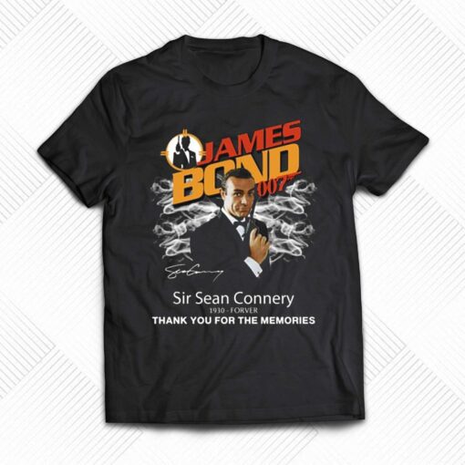 James Bond 007 Sir Sean Connery 1930 – Forever Thank You For The Memories T-shirt