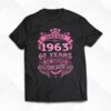 January 1963 60 Years Of Being Awesome Shirt