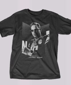 Jared Goff Detroit Lions Majestic Threads Graphic T-shirt