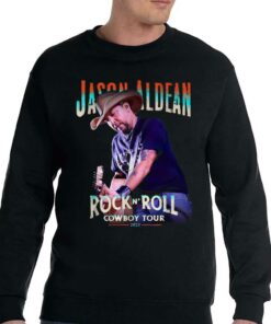 Jason Aldean Rock N' Roll Cowboy Tour 2022 T Shirt 3 Jason Aldean Rock N Roll Cowboy Tour 2022 T Shirt 4