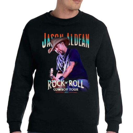 Jason Aldean Rock N’ Roll Cowboy Tour 2022 T Shirt